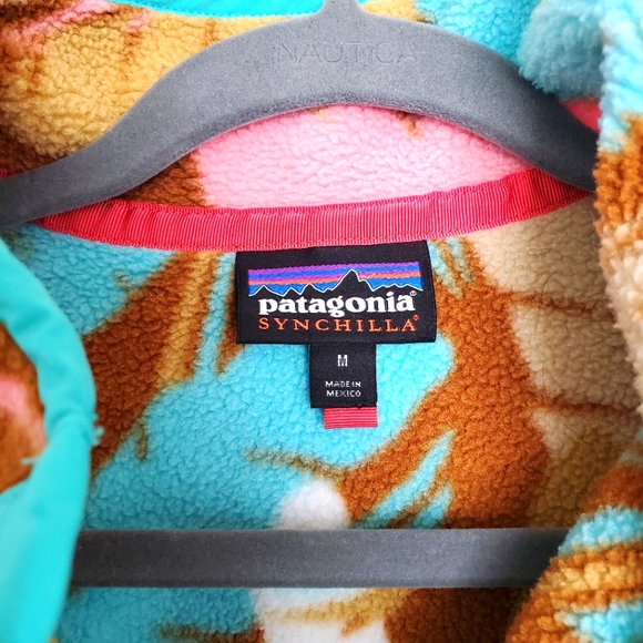 Patagonia Synchilla Snap T Fleece Feather Dance - Picture 4 of 12